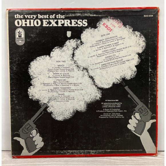 Very Best of Ohio Express Cowboy Convention Vinyl LP DJ Promo Buddah 5058 - Picture 4 of 7